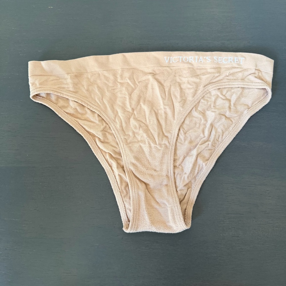 Victoria's Secret Nude Cheekini Bikini Style Panty Bundle of 2 Size S - Picture 2 of 7